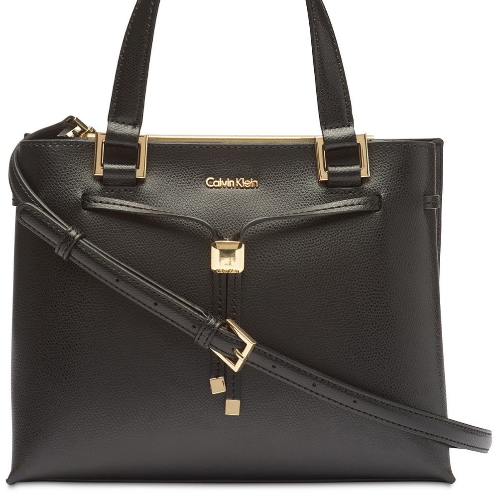 Calvin Klein Cindy Leather Crossbody - Picture 1 of 3